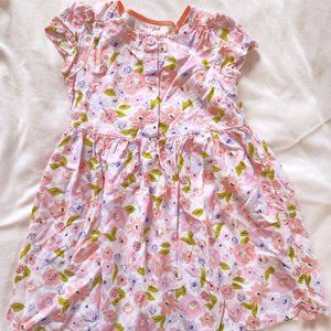 Cat & Jack Spring/Summer dress, Pink/White, like new, 5T 🎥Video on FB Page!